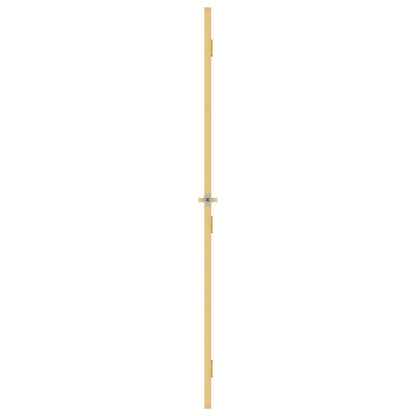 Interior Door Slim Golden 83x201,5 cm Tempered Glass and Aluminium