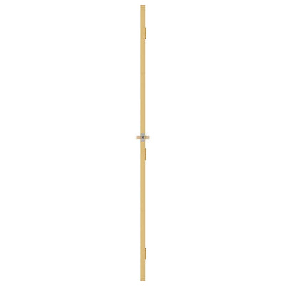 Interior Door Slim Golden 83x201,5 cm Tempered Glass and Aluminium