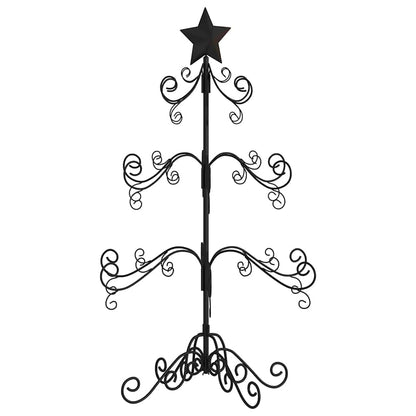 Metal Christmas Tree Powder-coated Steel Black