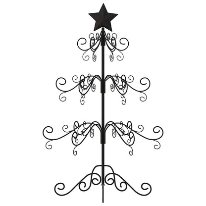 Metal Christmas Tree Powder-coated Steel Black