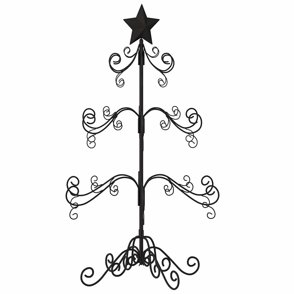 Metal Christmas Tree Powder-coated Steel Black