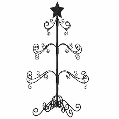 Metal Christmas Tree Powder-coated Steel Black
