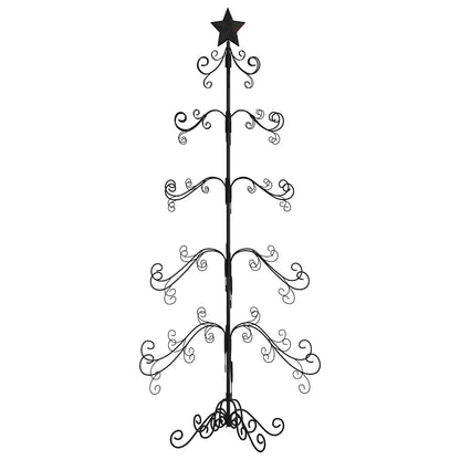 Metal Christmas Tree Powder-coated Steel Black