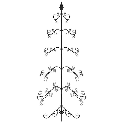 Metal Christmas Tree Powder-coated Steel Black