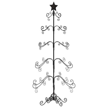 Metal Christmas Tree Powder-coated Steel Black