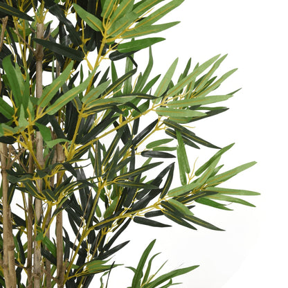 Artificial Bamboo Tree with 1380 Leaves, 200 cm tall, in a realistic green colour to adorn your home or office.