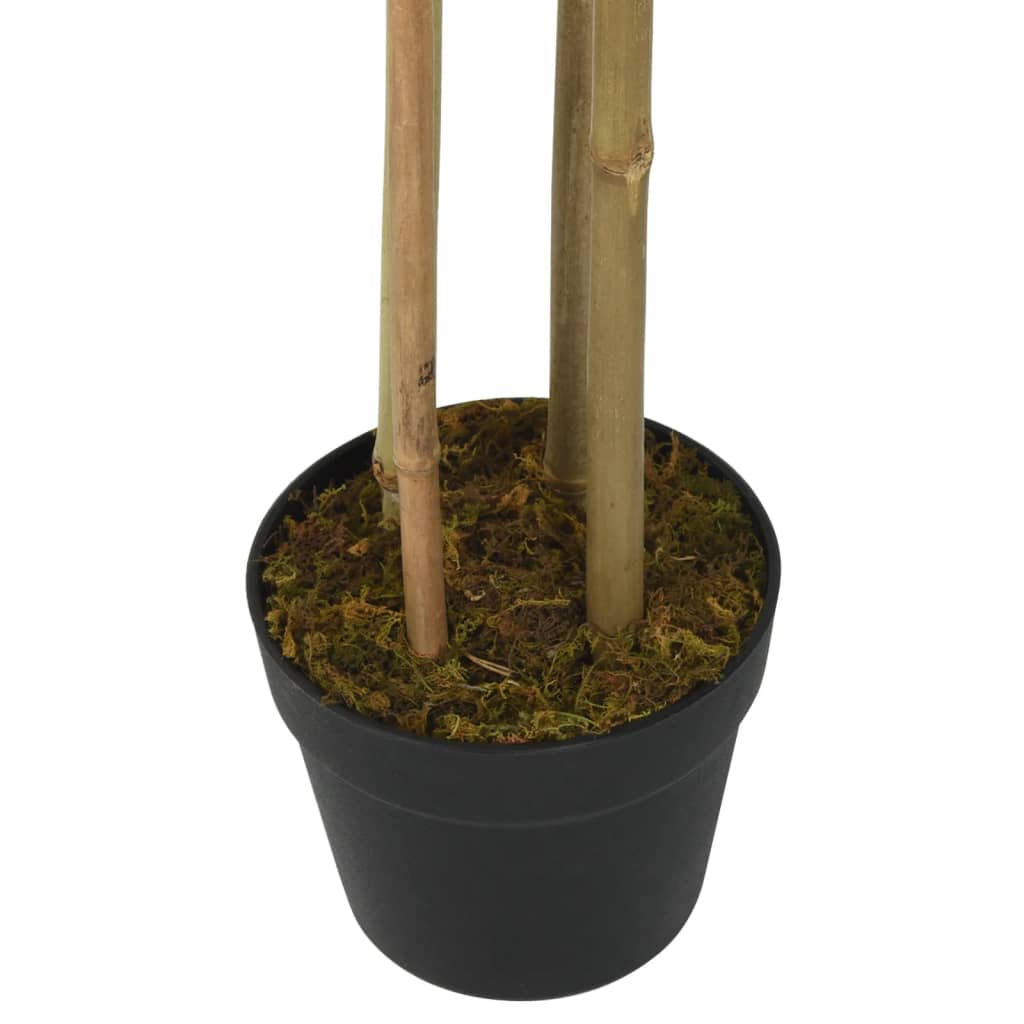 Artificial Bamboo Tree 380 Leaves 80 cm Green in a stylish living room setting, illustrating its versatility as an indoor plant with easy maintenance.