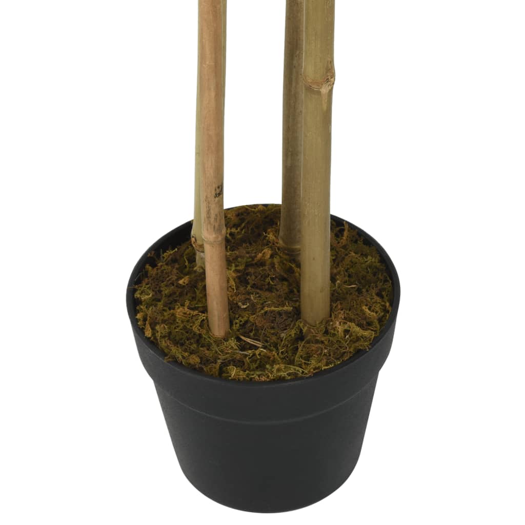 Artificial Bamboo Tree with 988 Leaves, 150 cm tall in Green, perfect for indoor decor.
