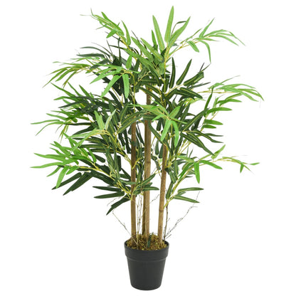 Artificial Bamboo Tree with 500 Leaves, 80 cm Green, perfect for home or office decor.