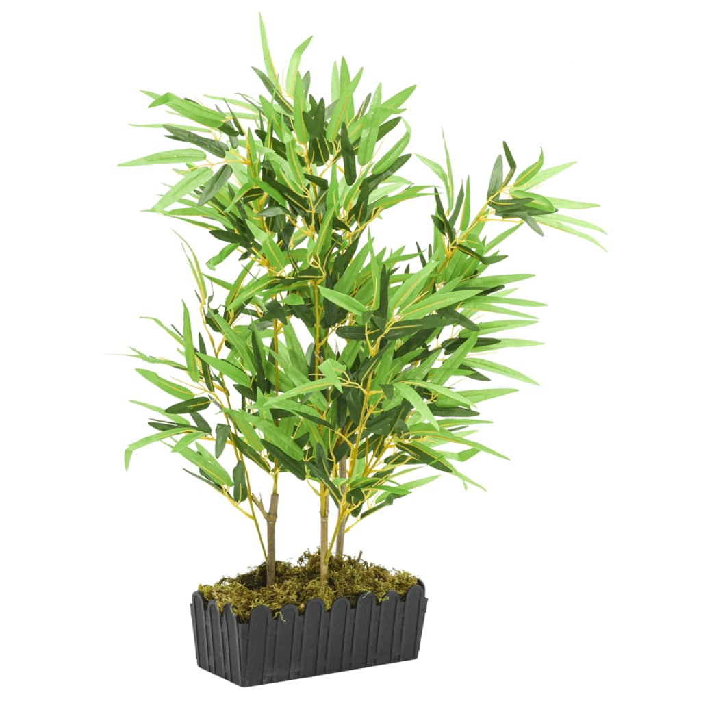 Artificial Bamboo Tree with 500 Leaves, 80 cm in Green - Perfect for Home and Office Decoration