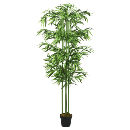 Artificial Bamboo Tree with 864 Leaves, standing 180 cm tall in lush green, perfect for indoor and outdoor decoration.