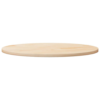 Table Top Round Ø80x3 cm Solid Wood Pine