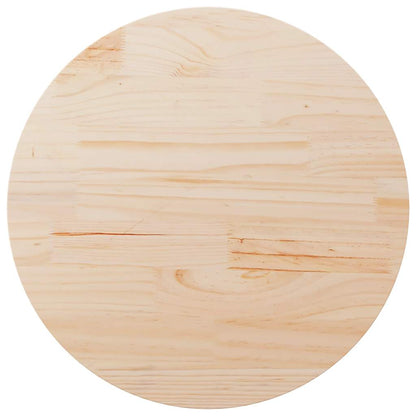 Table Top Round Ø90x3 cm Solid Wood Pine