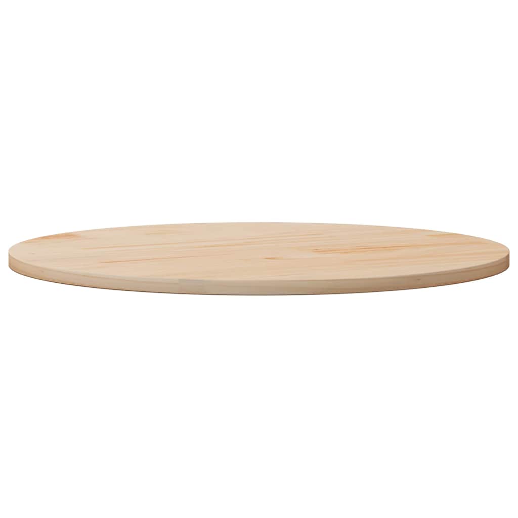 Table Top Round Ø90x3 cm Solid Wood Pine