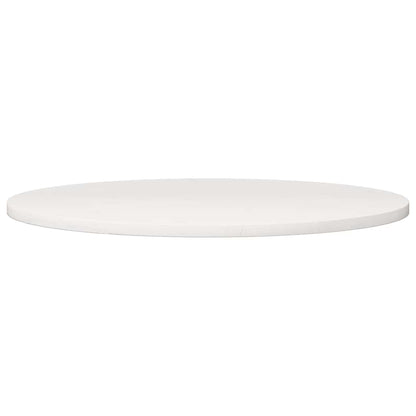 Table Top Round White Ø90x3 cm Solid Wood Pine