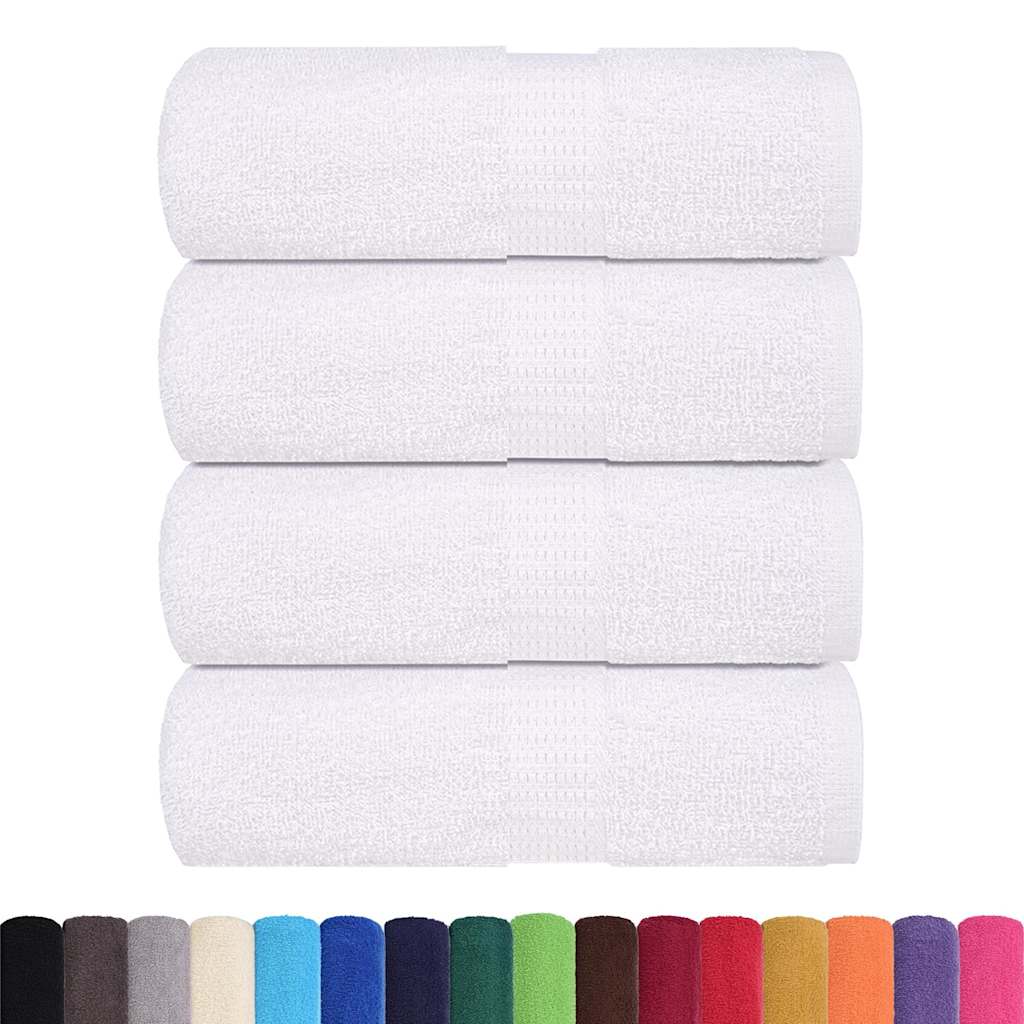 Wash Towels "FROGN" 4 pcs White 30x30 cm 360 gsm