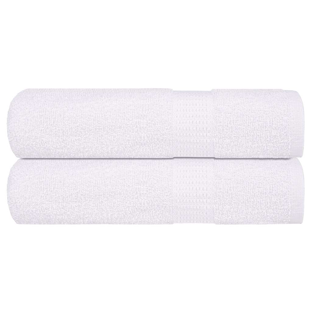 Hand Towels "FROGN" 2 pcs White 50x100 cm 360 gsm