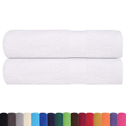 Hand Towels "FROGN" 2 pcs White 50x100 cm 360 gsm
