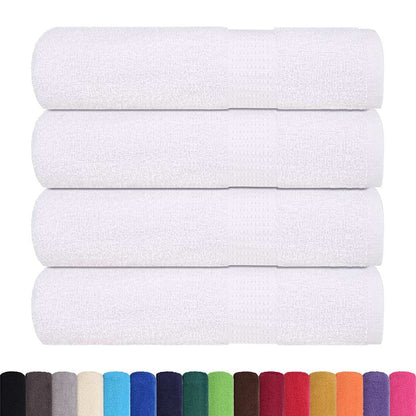 Hand Towels "FROGN" 4 pcs White 50x100 cm 360 gsm