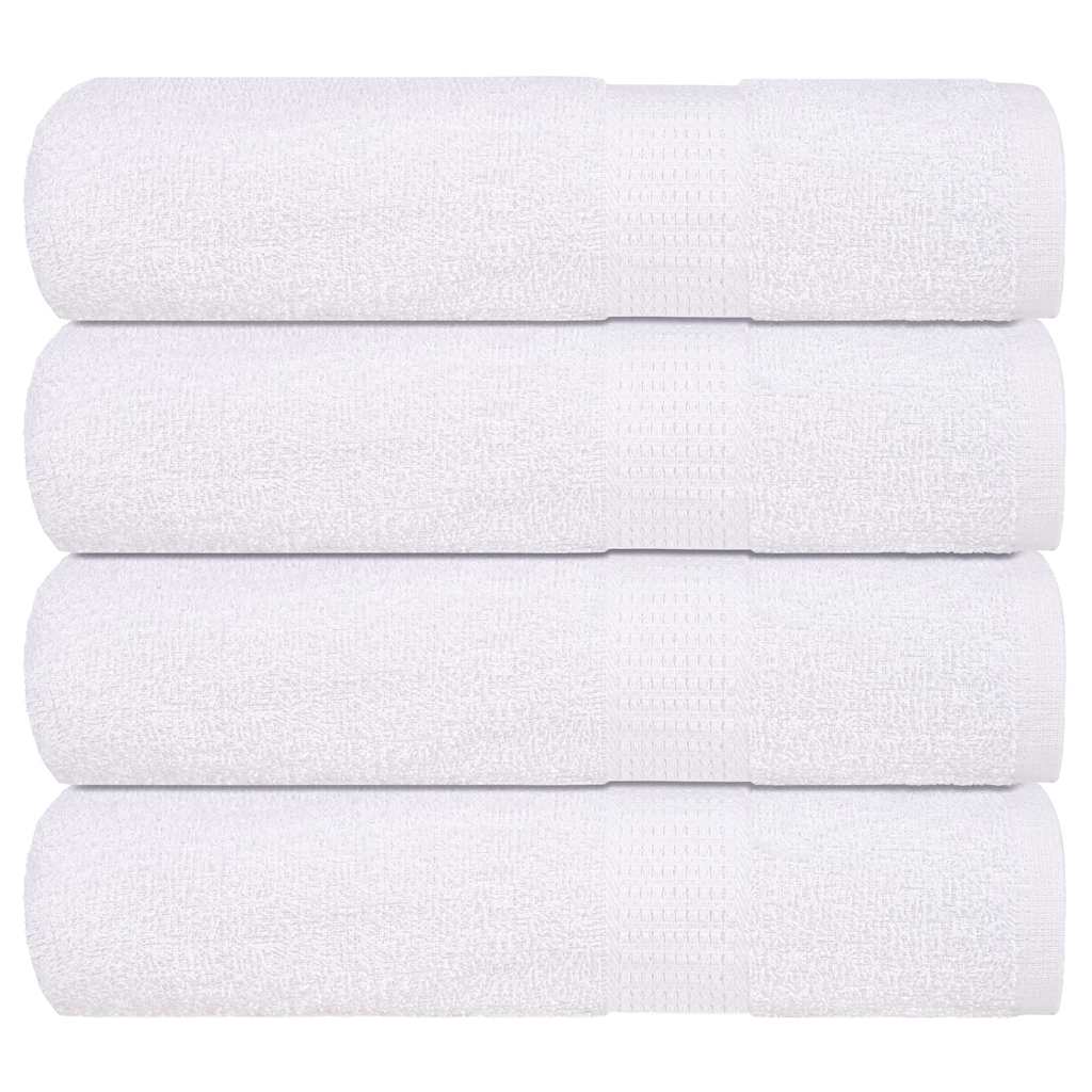 Shower Towels "FROGN" 4 pcs White 70x140 cm 360 gsm