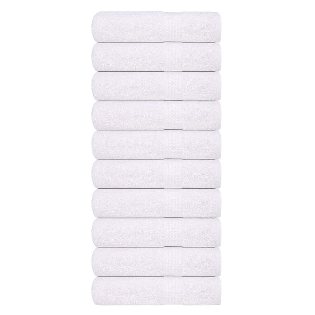 Bath Towels "FROGN" 10 pcs White 100x150 cm 360 gsm