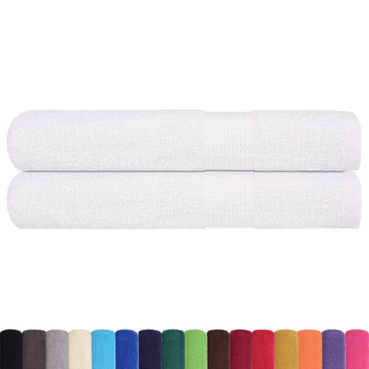 Sauna Towels "FROGN" 2 pcs White 80x200 cm 360 gsm