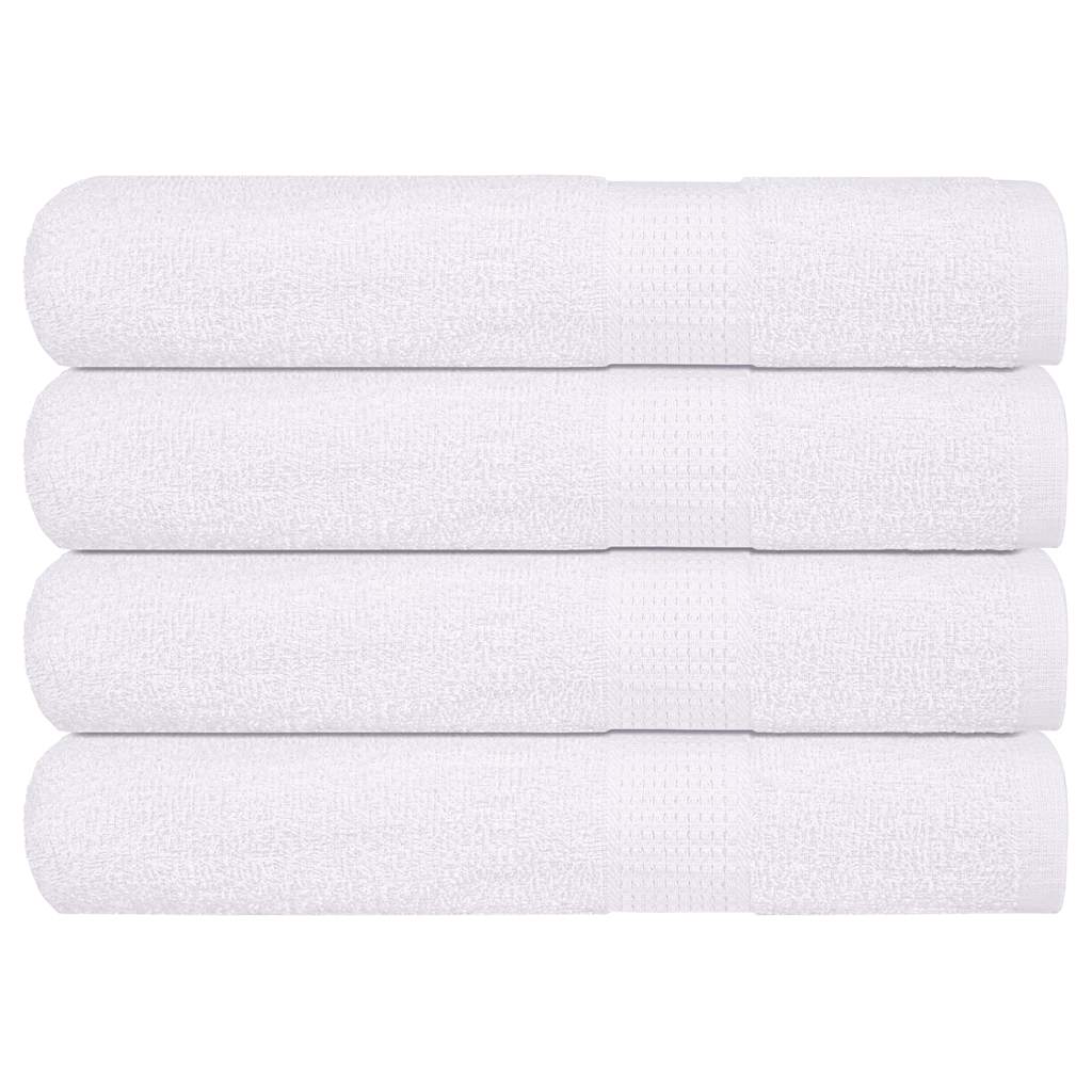 Sauna Towels "FROGN" 4 pcs White 80x200 cm 360 gsm