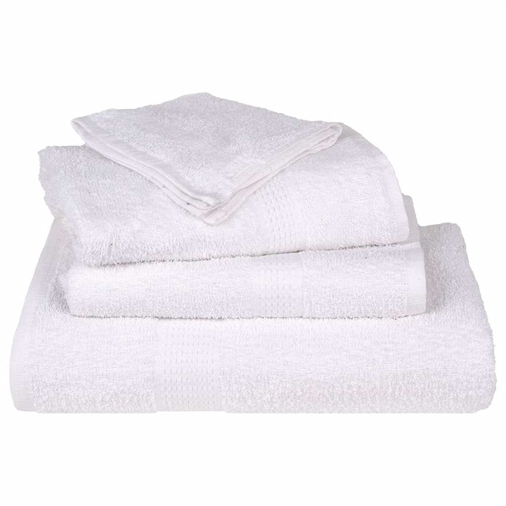 Sauna Towels "FROGN" 4 pcs White 80x200 cm 360 gsm