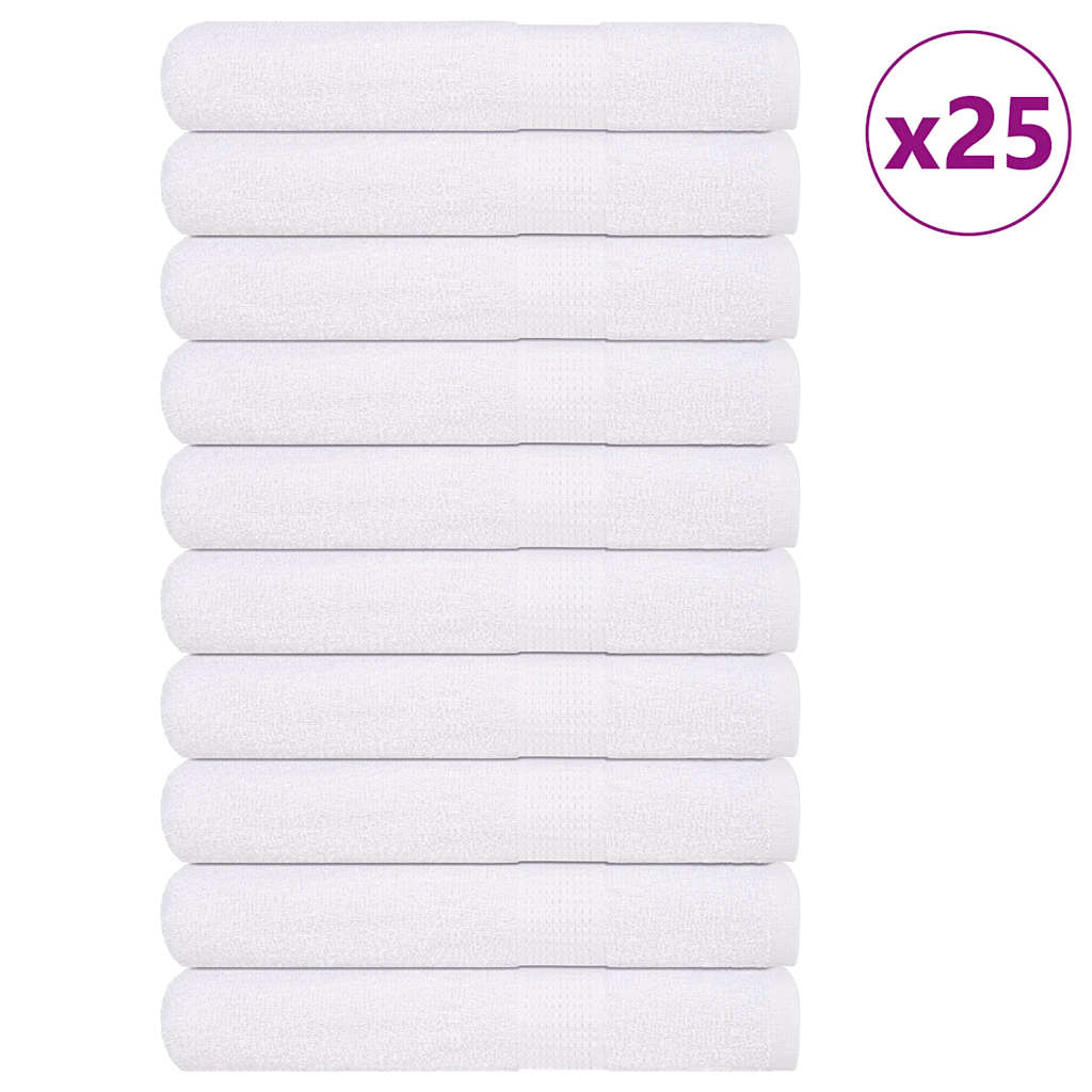 Sauna Towels "FROGN" 25 pcs White 80x200 cm 360 gsm