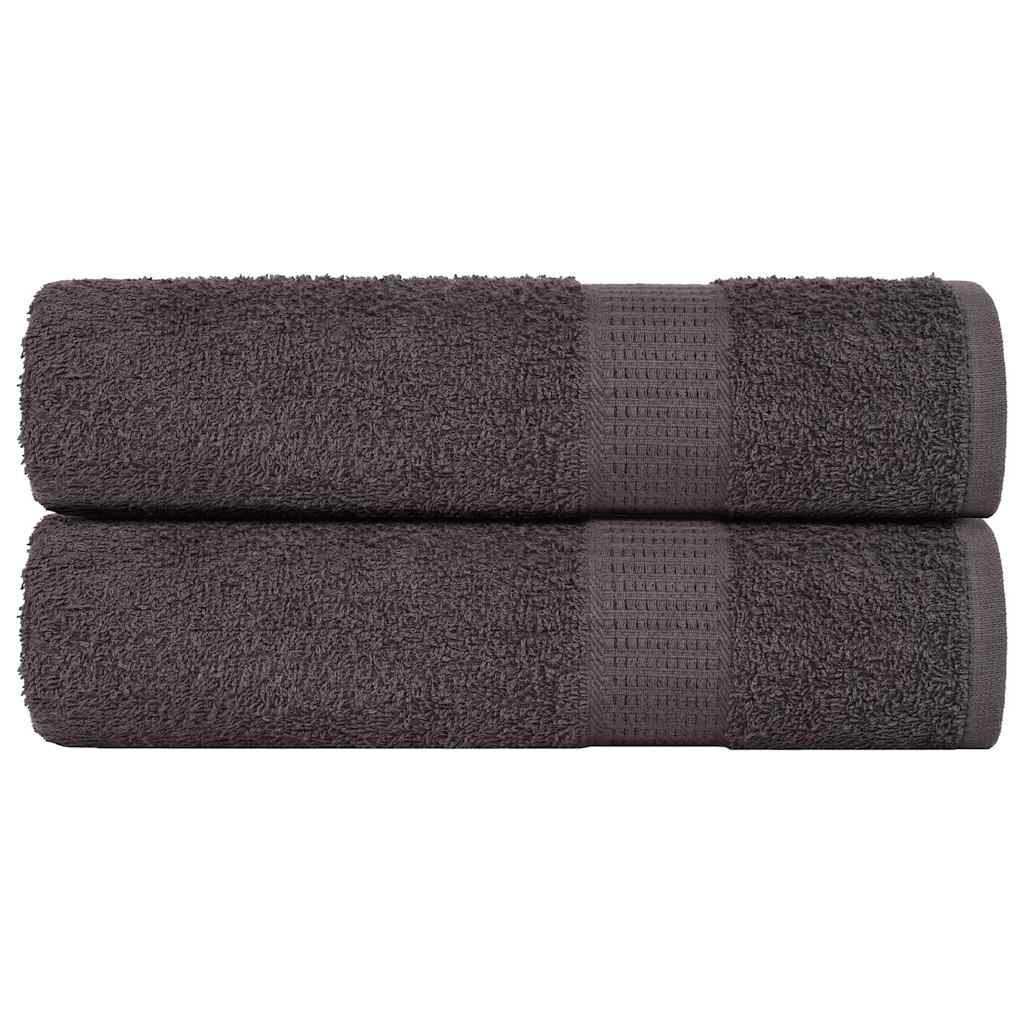 Hand Towels "FROGN" 2 pcs Anthracite 50x100 cm 360 gsm