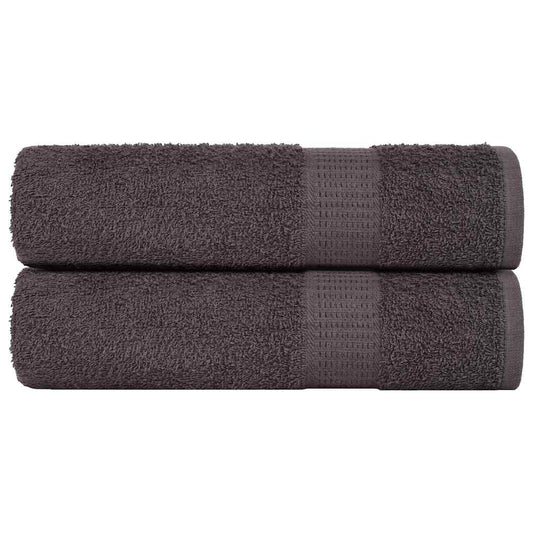 Hand Towels "FROGN" 2 pcs Anthracite 50x100 cm 360 gsm