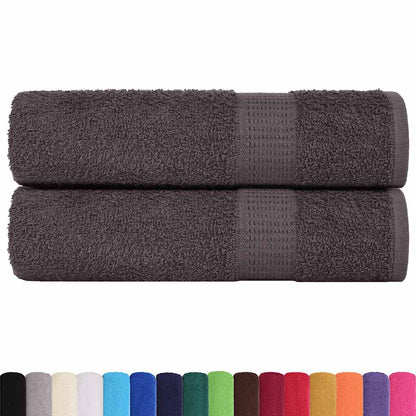 Hand Towels "FROGN" 2 pcs Anthracite 50x100 cm 360 gsm