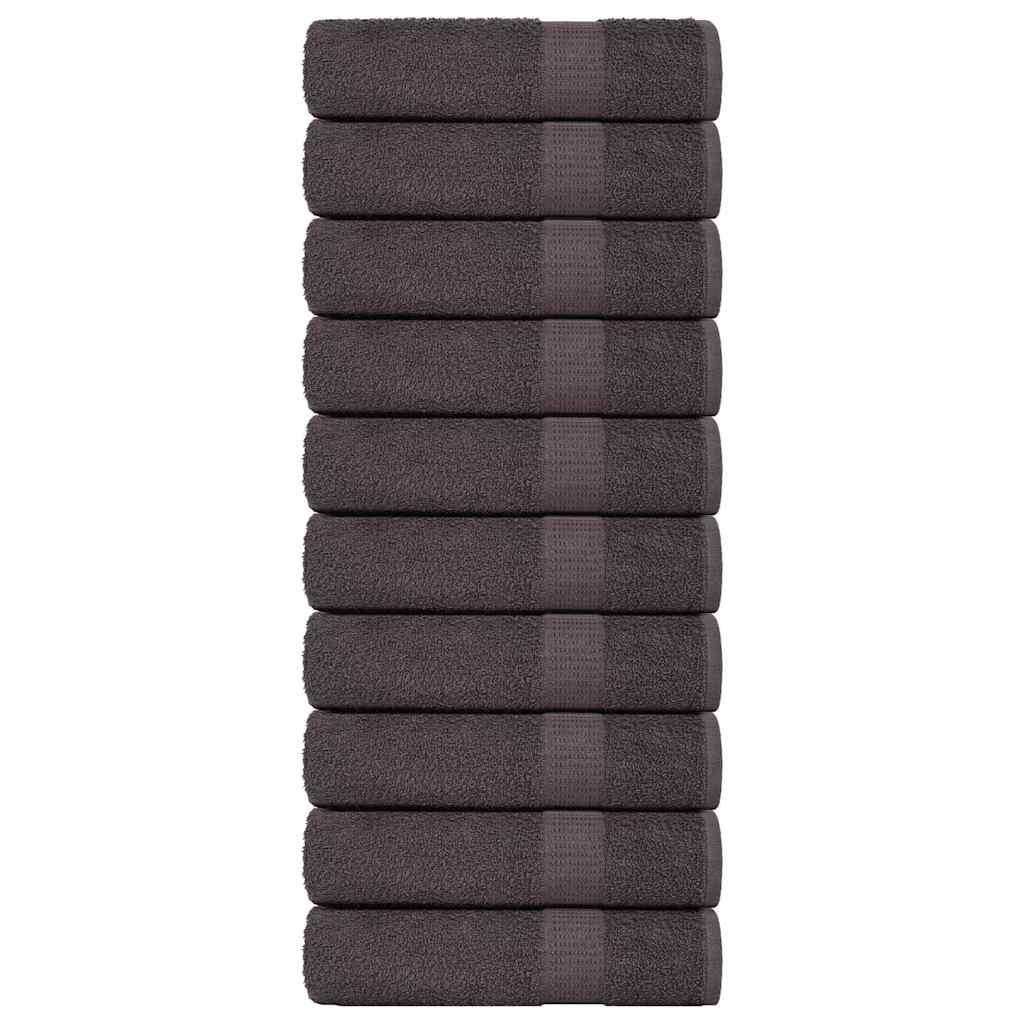 Hand Towels "FROGN" 10 pcs Anthracite 50x100 cm 360 gsm