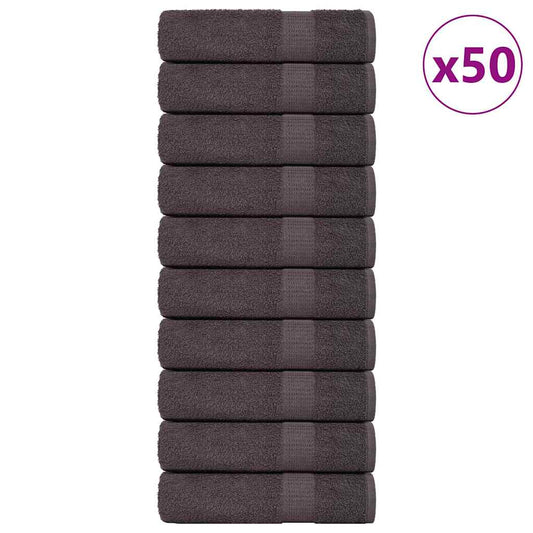 Hand Towels "FROGN" 50 pcs Anthracite 50x100 cm 360 gsm