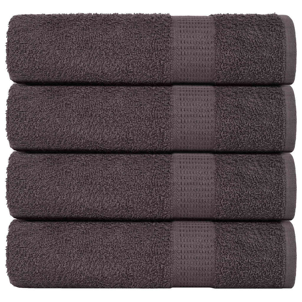Shower Towels "FROGN" 4 pcs Anthracite 70x140 cm 360 gsm