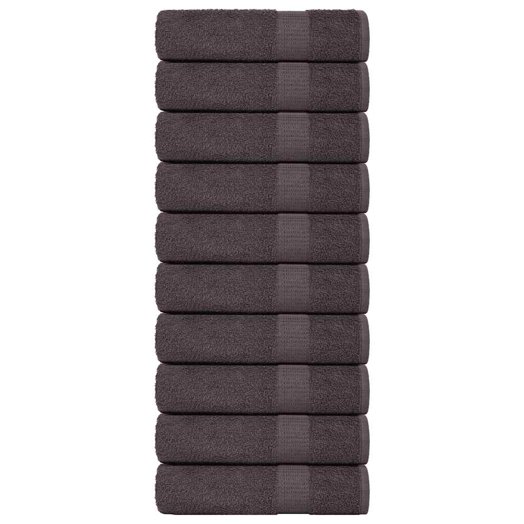 Bath Towels "FROGN" 10 pcs Anthracite 100x150 cm 360 gsm