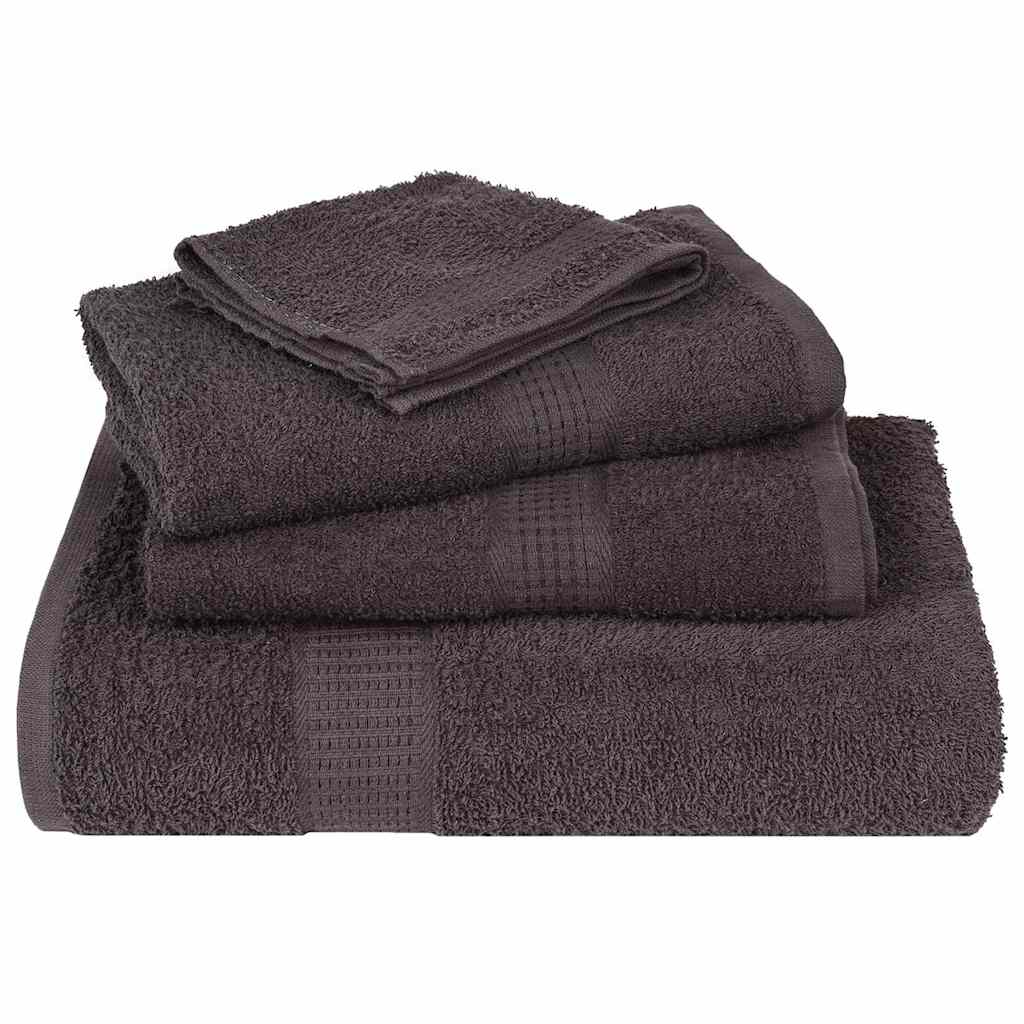 Bath Towels "FROGN" 10 pcs Anthracite 100x150 cm 360 gsm