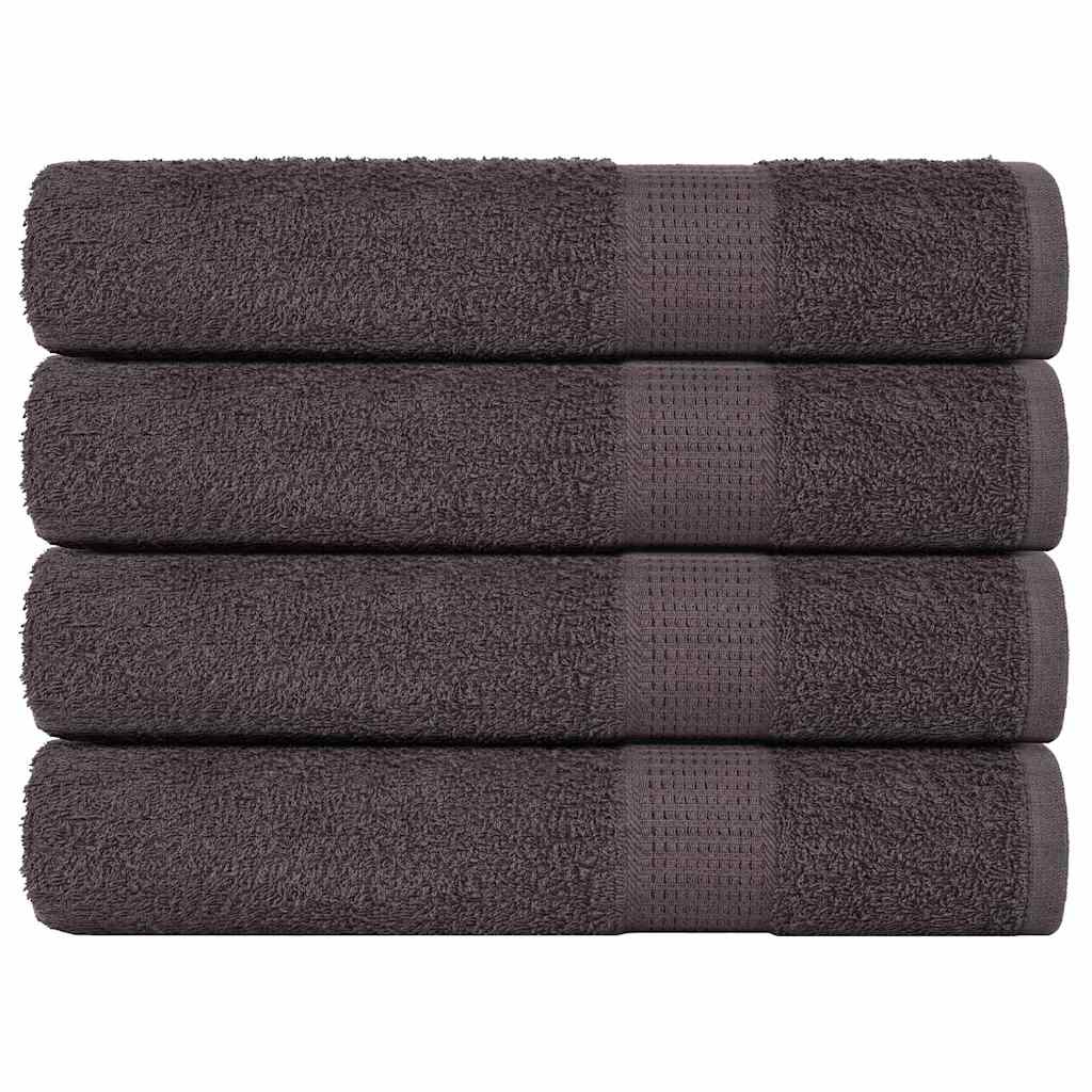 Sauna Towels "FROGN" 4 pcs Anthracite 80x200 cm 360 gsm