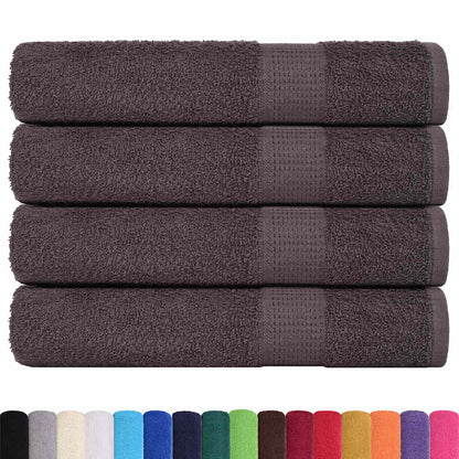 Sauna Towels "FROGN" 4 pcs Anthracite 80x200 cm 360 gsm