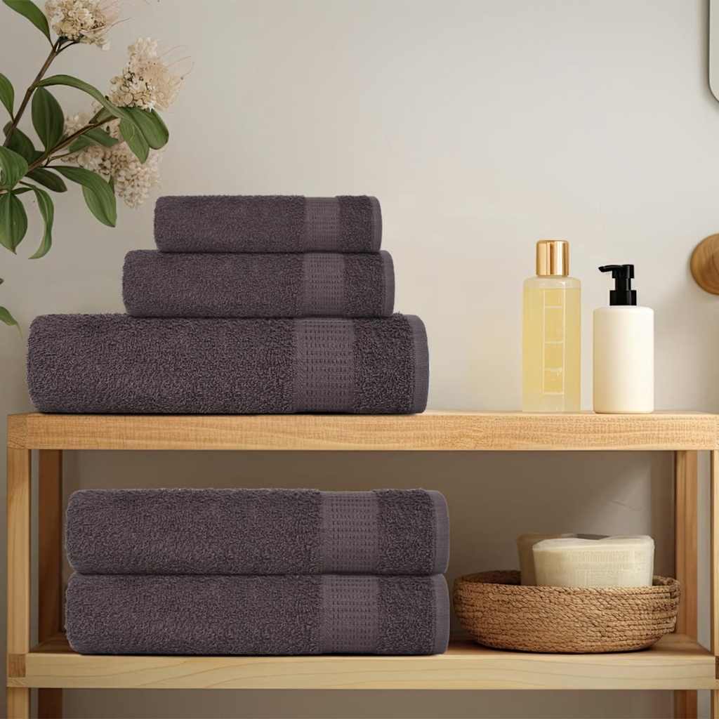 Sauna Towels "FROGN" 4 pcs Anthracite 80x200 cm 360 gsm