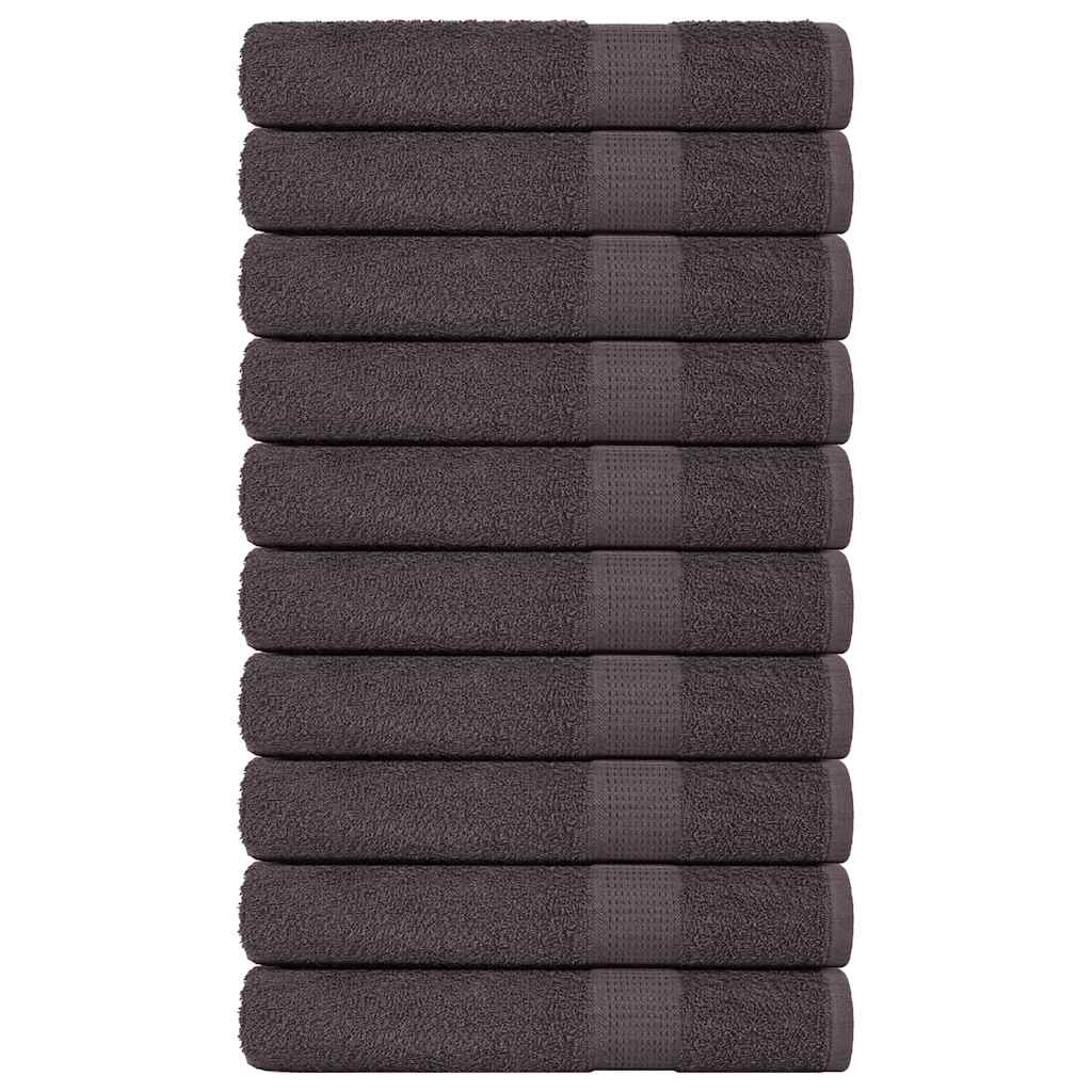 Sauna Towels "FROGN" 10 pcs Anthracite 80x200 cm 360 gsm