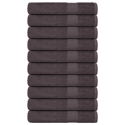 Sauna Towels "FROGN" 10 pcs Anthracite 80x200 cm 360 gsm
