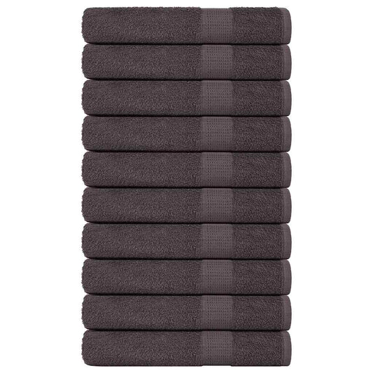 Sauna Towels "FROGN" 10 pcs Anthracite 80x200 cm 360 gsm