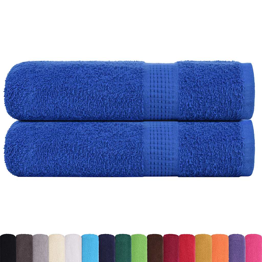 Hand Towels "FROGN" 2 pcs Blue 50x100 cm 360 gsm