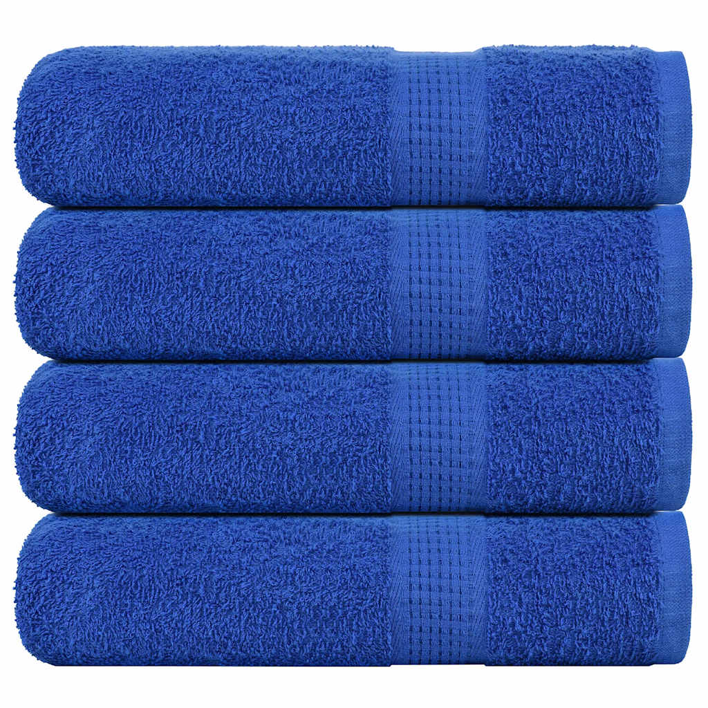 Hand Towels "FROGN" 4 pcs Blue 50x100 cm 360 gsm