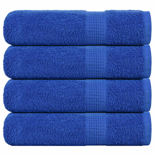 Hand Towels "FROGN" 4 pcs Blue 50x100 cm 360 gsm