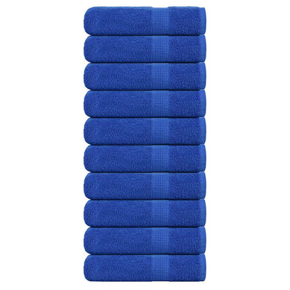 Hand Towels "FROGN" 10 pcs Blue 50x100 cm 360 gsm
