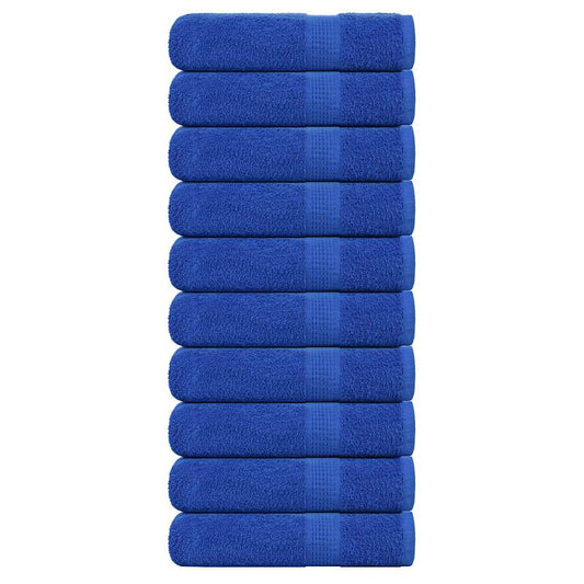Hand Towels "FROGN" 10 pcs Blue 50x100 cm 360 gsm