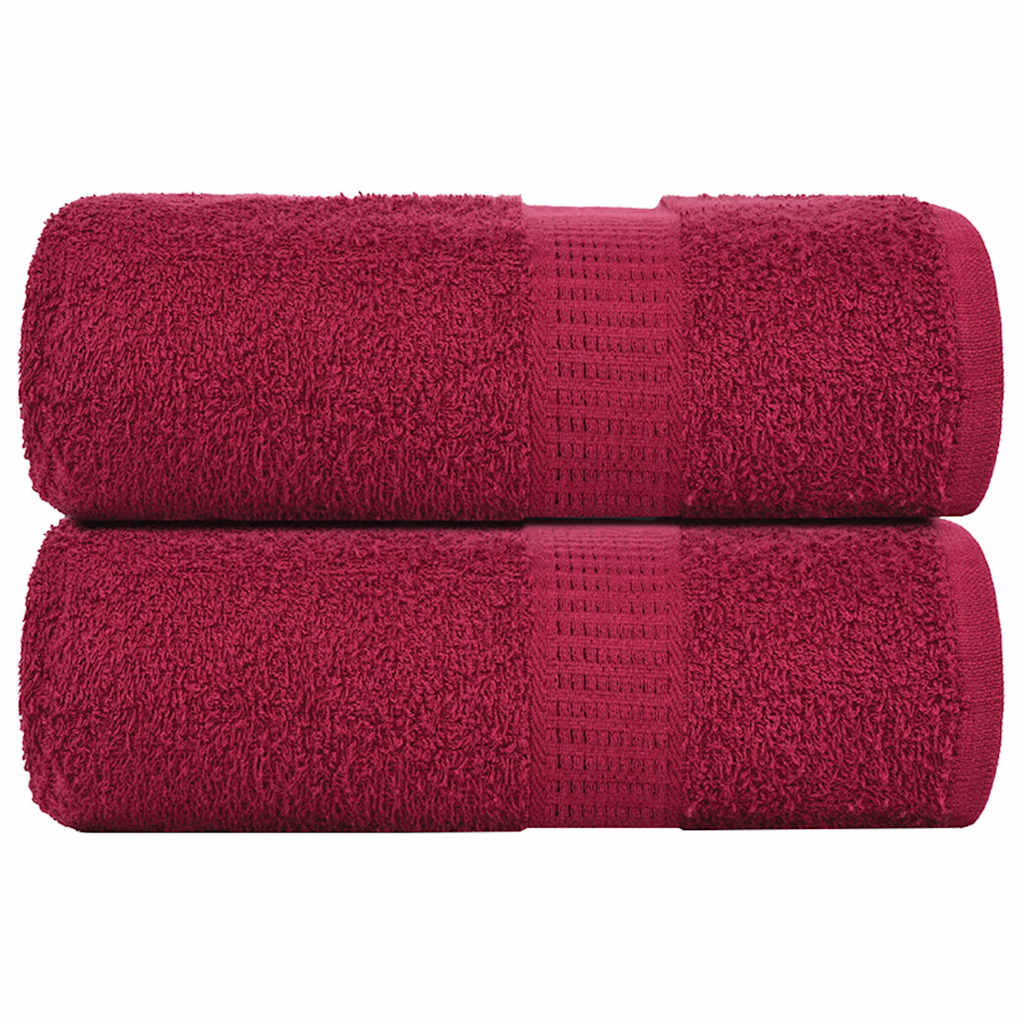 Wash Towels "FROGN" 2 pcs Bordeaux 30x30 cm 360 gsm