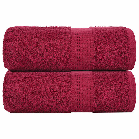 Wash Towels "FROGN" 2 pcs Bordeaux 30x30 cm 360 gsm